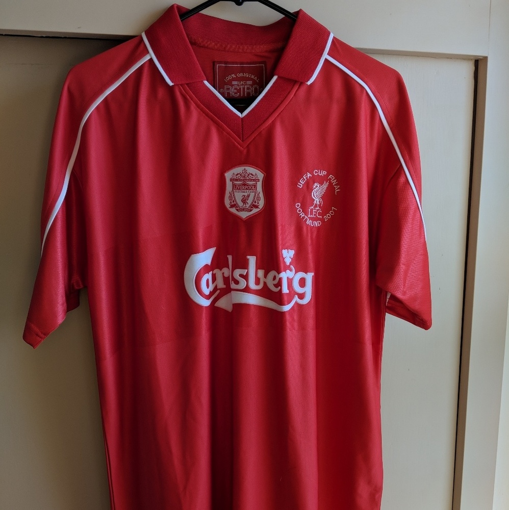 Carlsberg liverpool jersey